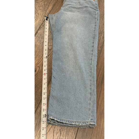 Women's Wild Fable High-Rise Straight Leg Cropped Jeans, medium Wash. 12, 1020 - Picture 7 of 8